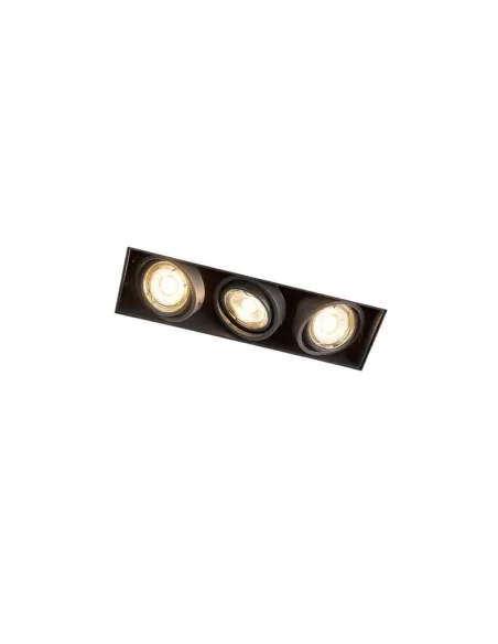 Trimless 3xqr111 g53 cadre encastré gris//noir